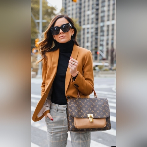 LOUIS VUITTON Monogram Canvas & Sesame Marignan Bag - Picture 6 of 14